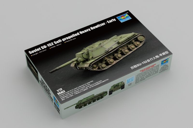 Trumpeter 07129 Obusier lourd automoteur soviétique SU-152 (début de la production) 1/72 – image 2