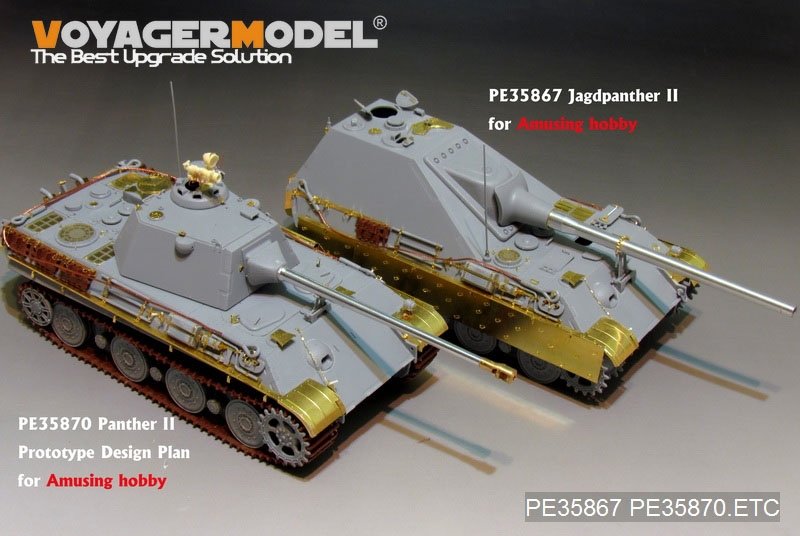 Maquette Voyager PE35867 Chasseur de chars allemand Jagdpanther II de la Seconde Guerre mondiale, échelle 1/35 – image 9
