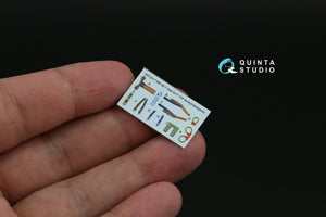 Intérieur imprimé en 3D et coloré sur papier décalcomanie Quinta Studio QD72101 F-104S (Hasegawa) 1/72 – immagine 6