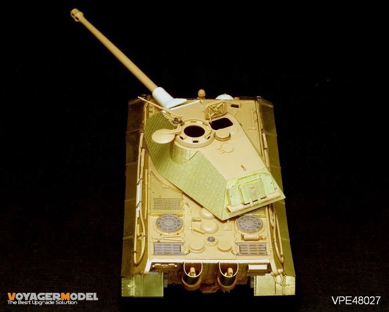 Ensemble de photodécoupe Voyager Model VPE48027 pour Porsche KING TIGER (pour TAMIYA32539) 1/48 – image 3