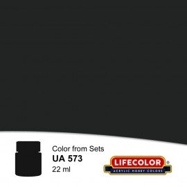 Lifecolor UA573 Noir Nuit Délavé FS37038 22 ml