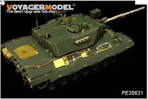 Maquette Voyager PE35631 Char de combat principal allemand Leopard 1A3 moderne (version B avec canon inclus) (pour MENG TS-007) 1/35 – image 2