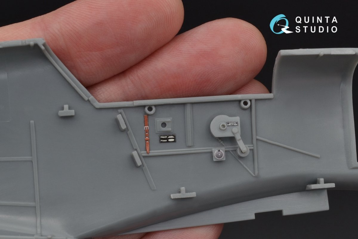 Intérieur imprimé en 3D et coloré sur papier décalcomanie Quinta Studio QD32046 Bf 109G-10 (pour maquette Trumpeter) 1/32 – Bild 8