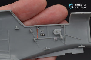 Intérieur imprimé en 3D et coloré sur papier décalcomanie Quinta Studio QD32046 Bf 109G-10 (pour maquette Trumpeter) 1/32 – Bild 8