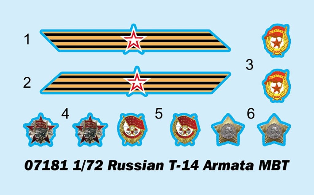 Trumpeter 07181 Char de combat principal russe T-14 Armata 1/72 – image 3