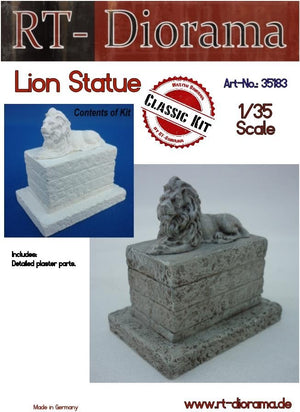 Statue de lion RT-Diorama 35183 à l&amp;#39;échelle 1/35