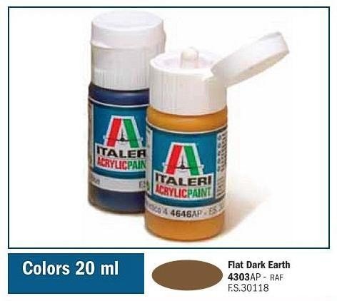 Italeri 4303AP FLAT DARK EARTH 20ml