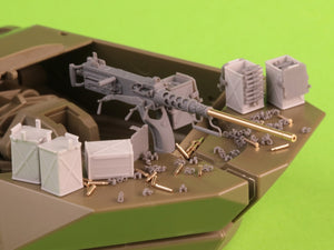 Maquette Master GM-35-070 Browning M2HB calibre .50 (12,7 mm) - avec support pour chasseur de chars M10 (berceau D70627 avec petite boîte à munitions D68375) 1/35 – image 9