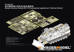Kit de mise à niveau Voyager Model PE351231 pour char de pionnier allemand Kodiak AEV-3 (série allemande) BORDER BT-011 à l&amp;#39;échelle 1/35