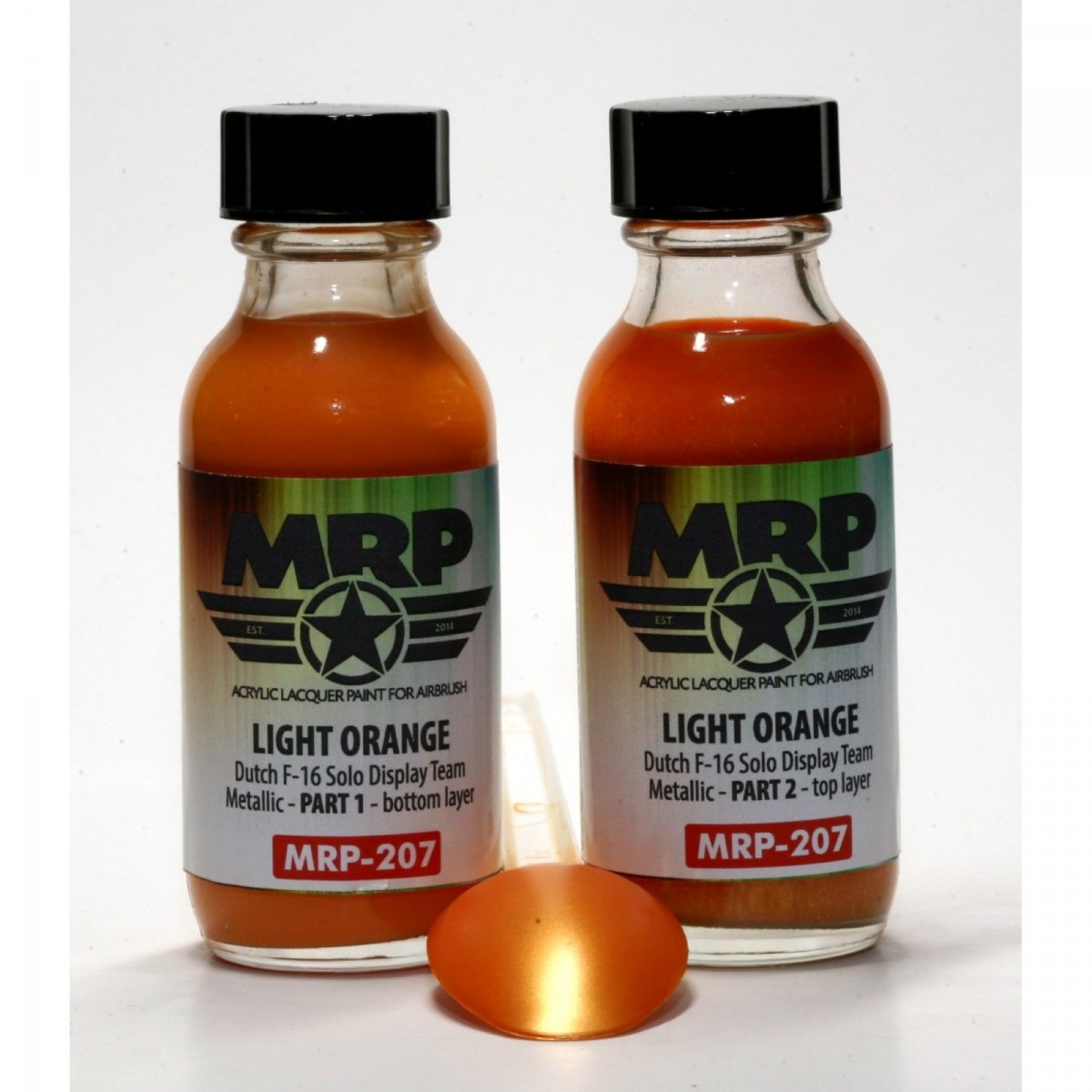 Peinture MR. Paint MRP-207 Orange clair F-16 2 x 30 ml – image 2