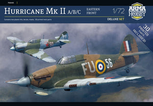 Arma Hobby 70045 Hurricane Mk II A/B/C Coffret Deluxe Front de l&amp;#39;Est 1/72 – immagine 2
