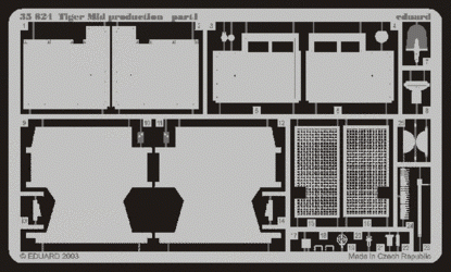 Eduard 35624 Tiger I Mid. Production 1/35 Tamiya – image 2