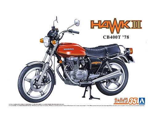 Aoshima 06304 Honda CB400T Hawk-II 78 1/12 