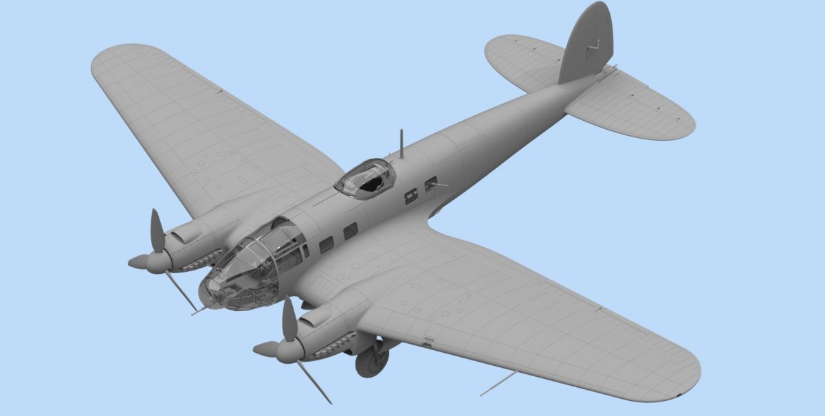 ICM 48262 He 111H-6, WWII German Bomber 1/48 – zdjęcie 2