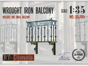 RT-Diorama 35705 Balcon en fer forgé 1/35