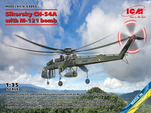 ICM 53055 Sikorsky CH-54A Tarhe avec bombe M-121 1/35