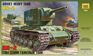 Zvezda 3608 Char lourd soviétique KV-2 (1/35)