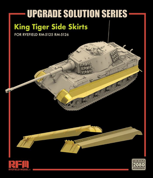 Ensemble de garde-boues Rye Field Model 2080 King Tiger (pour RFM) - Série Upgrade Solution 1/35