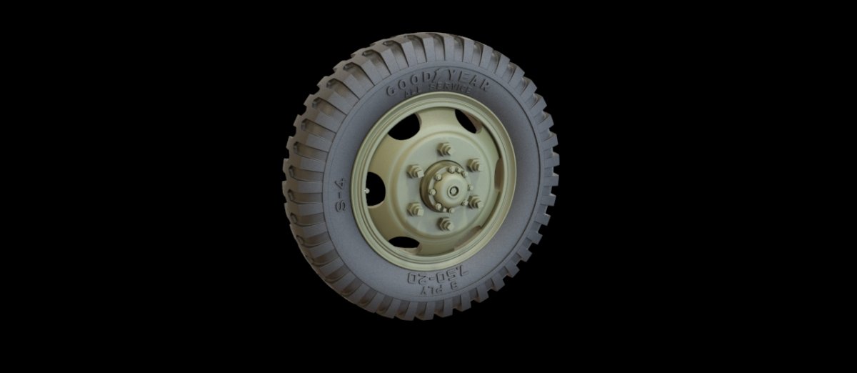 Panzer Art RE35-448 Roues Studebacker avec chenilles à boue 1/35