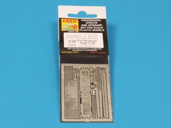 Grilles Aber 35G28 pour char russe T-55 et Tiran 5 (1/35) – Bild 9