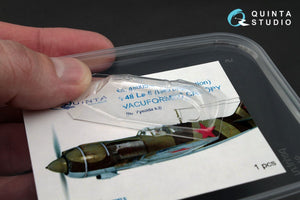Quinta Studio QC48005-S La-5 verrière transparente thermoformée 1 pièce (pour kit Zvezda) 1/48 – image 6