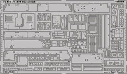Panneaux de protection Eduard 36130 M-1131 au 1/35 Trumpeter