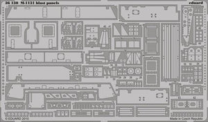 Panneaux de protection Eduard 36130 M-1131 au 1/35 Trumpeter