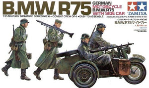 Tamiya 35016 BMW R75 With Side Car 1/35