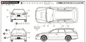 Fujimi 039312 Subaru Legacy GT-B-E Tune II Version B 1/24 – immagine 8