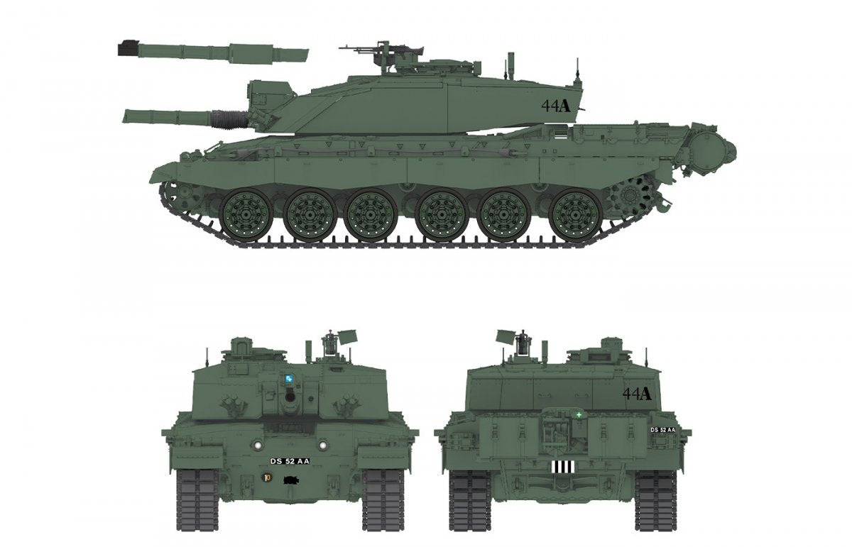 Maquette Rye Field 5062 Challenger 2 avec chenilles fonctionnelles, échelle 1/35 – immagine 5