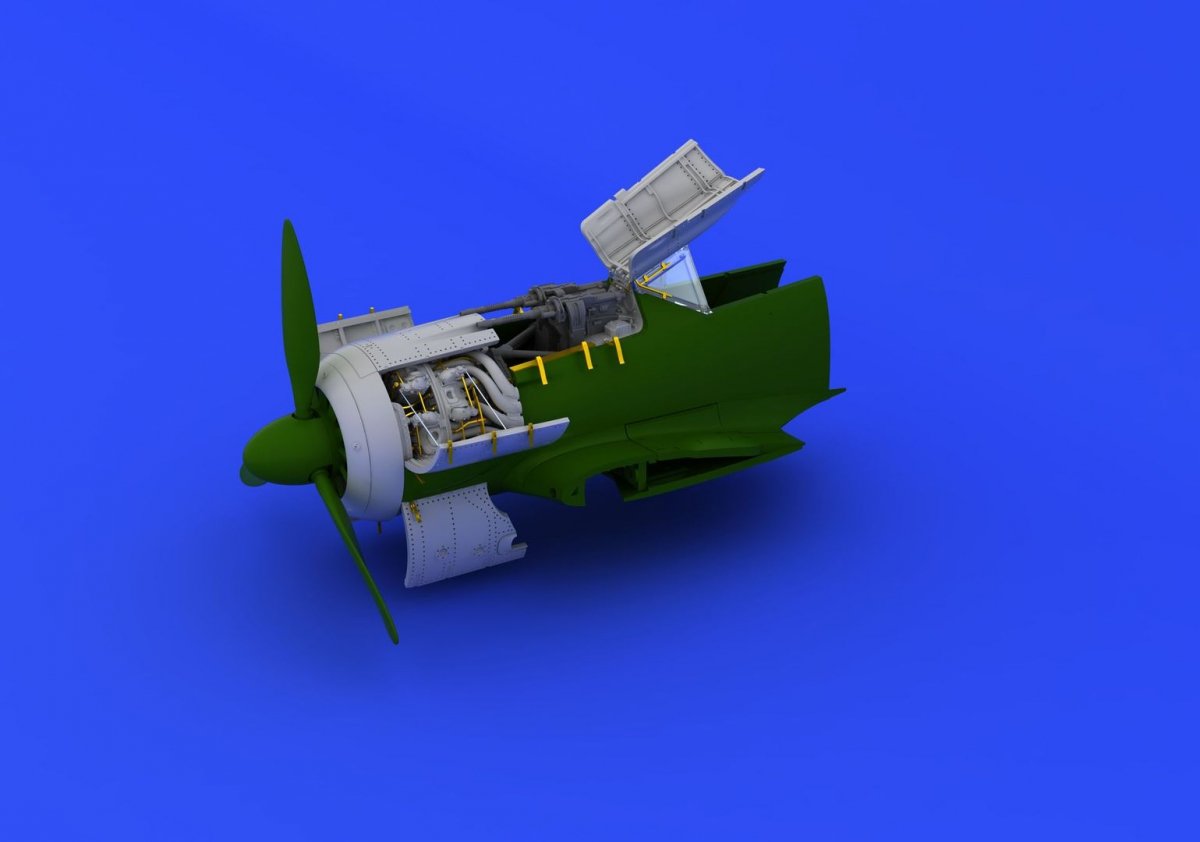 Eduard 672088 Fw 190A-8 moteur et canons de fuselage 1/72 (EDUARD)