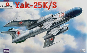 A-Model 72165 Yakovlev Yak-25K/S Chasseur à réaction soviétique 1/72