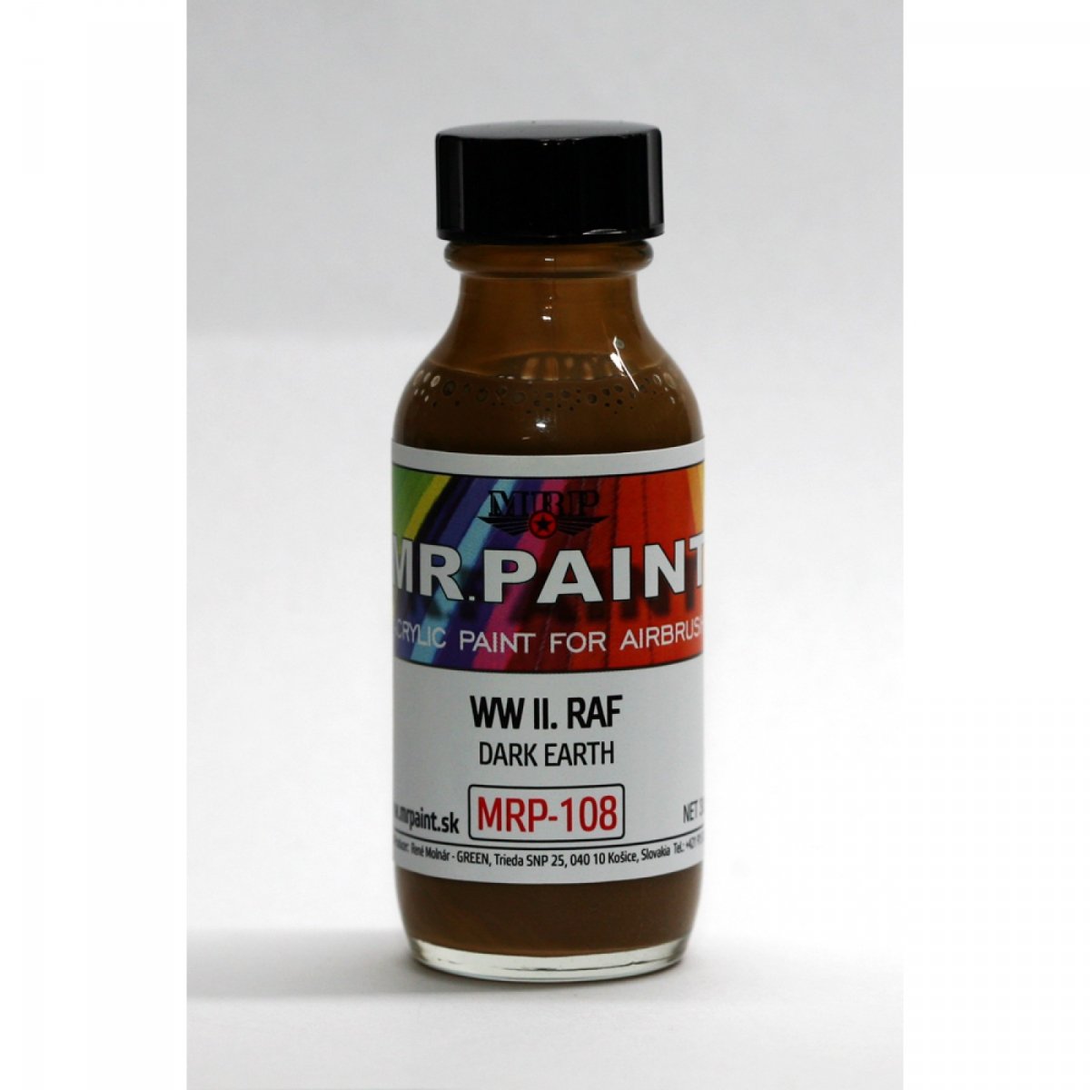 Peinture MR. Paint MRP-108 Terre Sombre Seconde Guerre mondiale RAF 30 ml – image 2