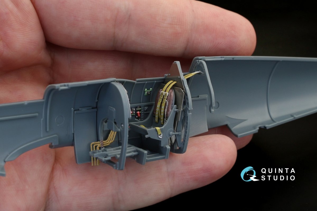 Intérieur du Spitfire Mk.IX imprimé en 3D et coloré sur papier décalcomanie Quinta Studio QD48119 (pour kit Eduard) 1/48 – image 5