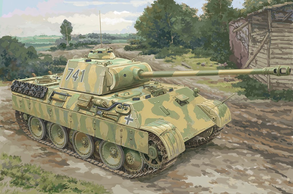 Hobby Boss 84830 allemand Sd.Kfz.171 Pz.Kpfw.Ausf A 1/48