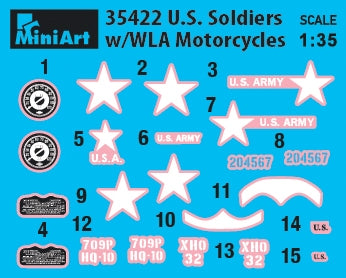MiniArt 35422 SOLDATS AMÉRICAINS AVEC MOTOS WLA 1/35 – image 2