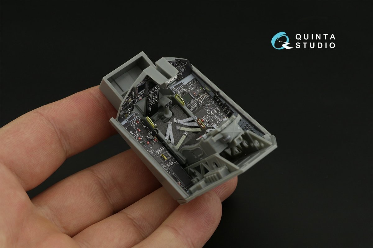 Intérieur imprimé en 3D et coloré sur papier décalcomanie Quinta Studio QD32118 F-117A (Trumpeter) 1/32 – image 2