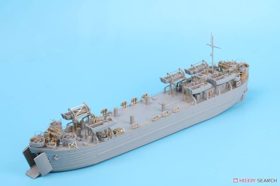Kit de conversion photogravé AFV Club AG35050 pour les LST de type 2 de l&amp;#39;US Navy (LST-1 Class Landing Ship) à l&amp;#39;échelle 1/350 – image 3