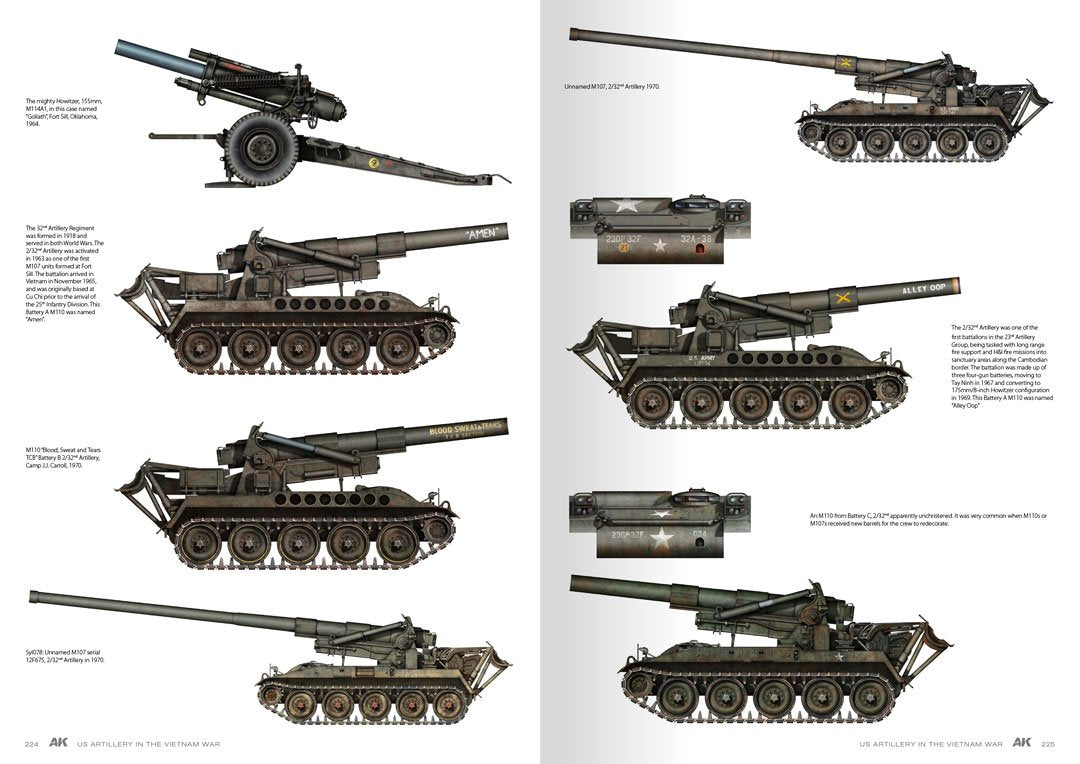 AK Interactive AK130007 L&amp;#39;ARTILLERIE AMÉRICAINE AU VIETNAM EN  – image 16