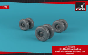 Roues Armory Models AW72343 CH-53 Sea Stallion avec pneus lestés, échelle 1/72 (début de la série) – immagine 2