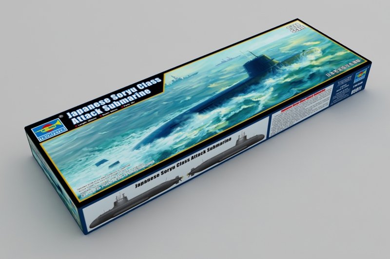 Trumpeter 05911 Sous-marin d&amp;#39;attaque japonais de classe Soryu 1/144 – imagen 2