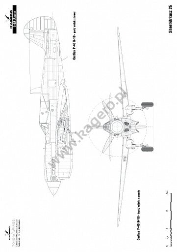 Kagero 7037 Curtiss P-40 F,K,L,M,N models EN/PL – zdjęcie 3