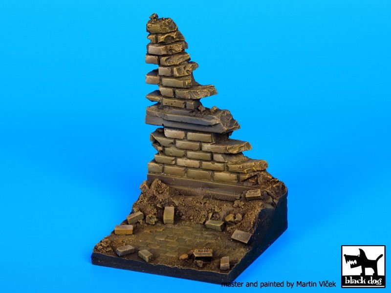 Black Dog D35056 Mur en ruine n°3 socle 1/35 – image 5