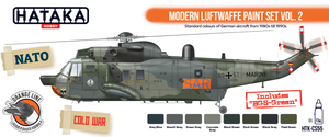 Hataka HTK-CS55 ORANGE LINE – Coffret de peintures Luftwaffe modernes vol. 2, 8 x 17 ml – Bild 2