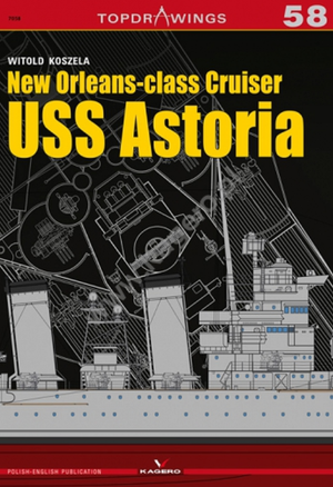 Kagero 7058 Croiseur de classe Nouvelle-Orléans USS Astoria EN/PL