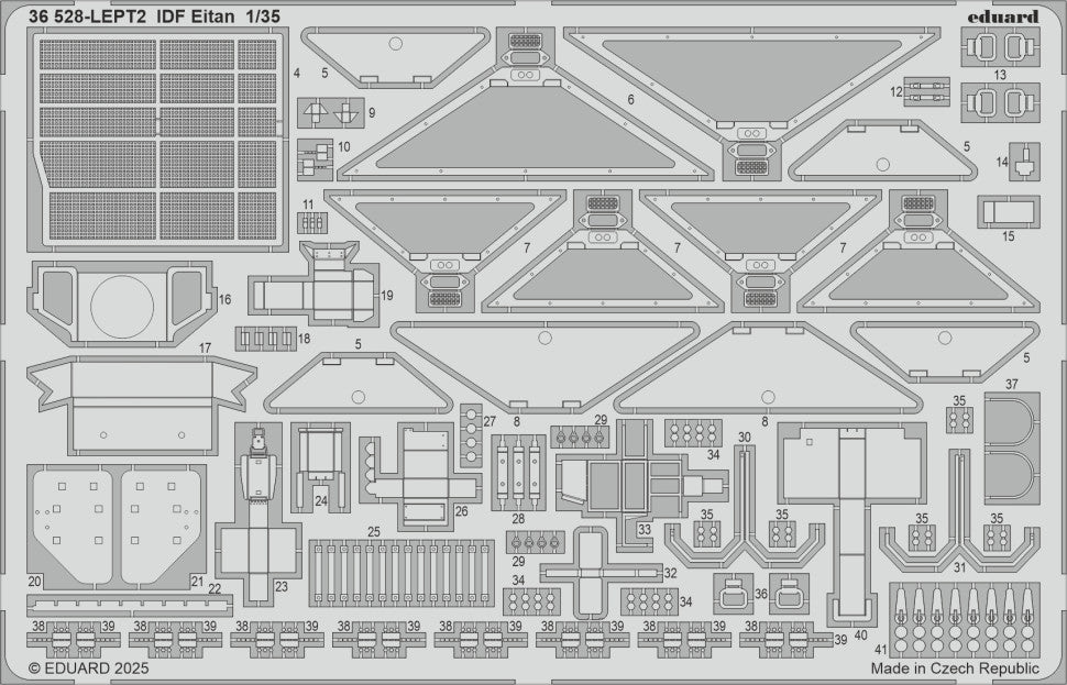 Kit de détails Eduard 36528 DF Eitan pour HOBBY BOSS au 1/35