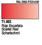 Vallejo 71003 Rouge écarlate