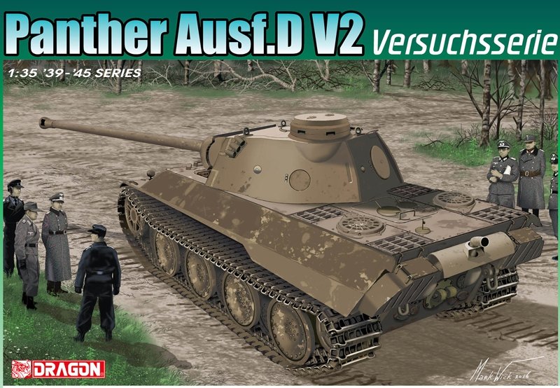 Dragon 6830 Panther Ausf.D V2 Veruchsserie 1/35