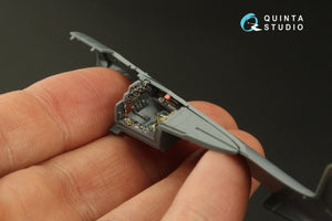 Intérieur imprimé en 3D et coloré sur papier décalcomanie (Eduard) pour Fw 190A-8 (Quinta Studio QD72041), échelle 1/72 – image 10