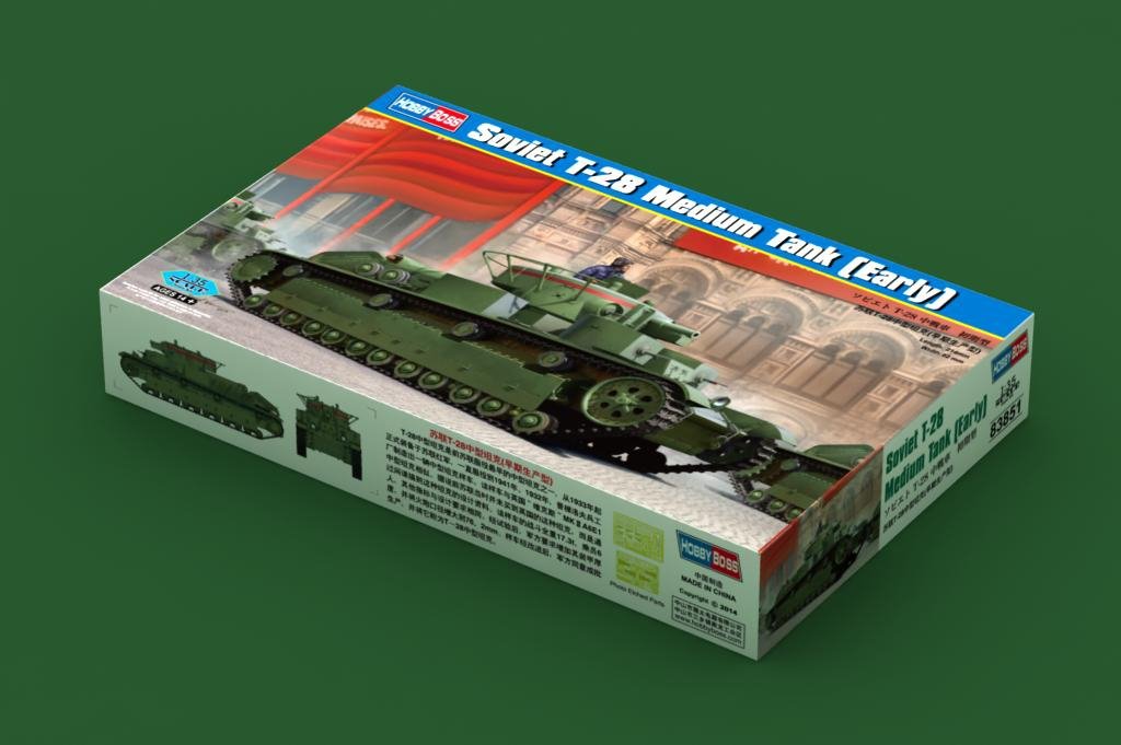 Hobby Boss 83851 Char moyen soviétique T-28 (première version) (1/35) – Bild 2